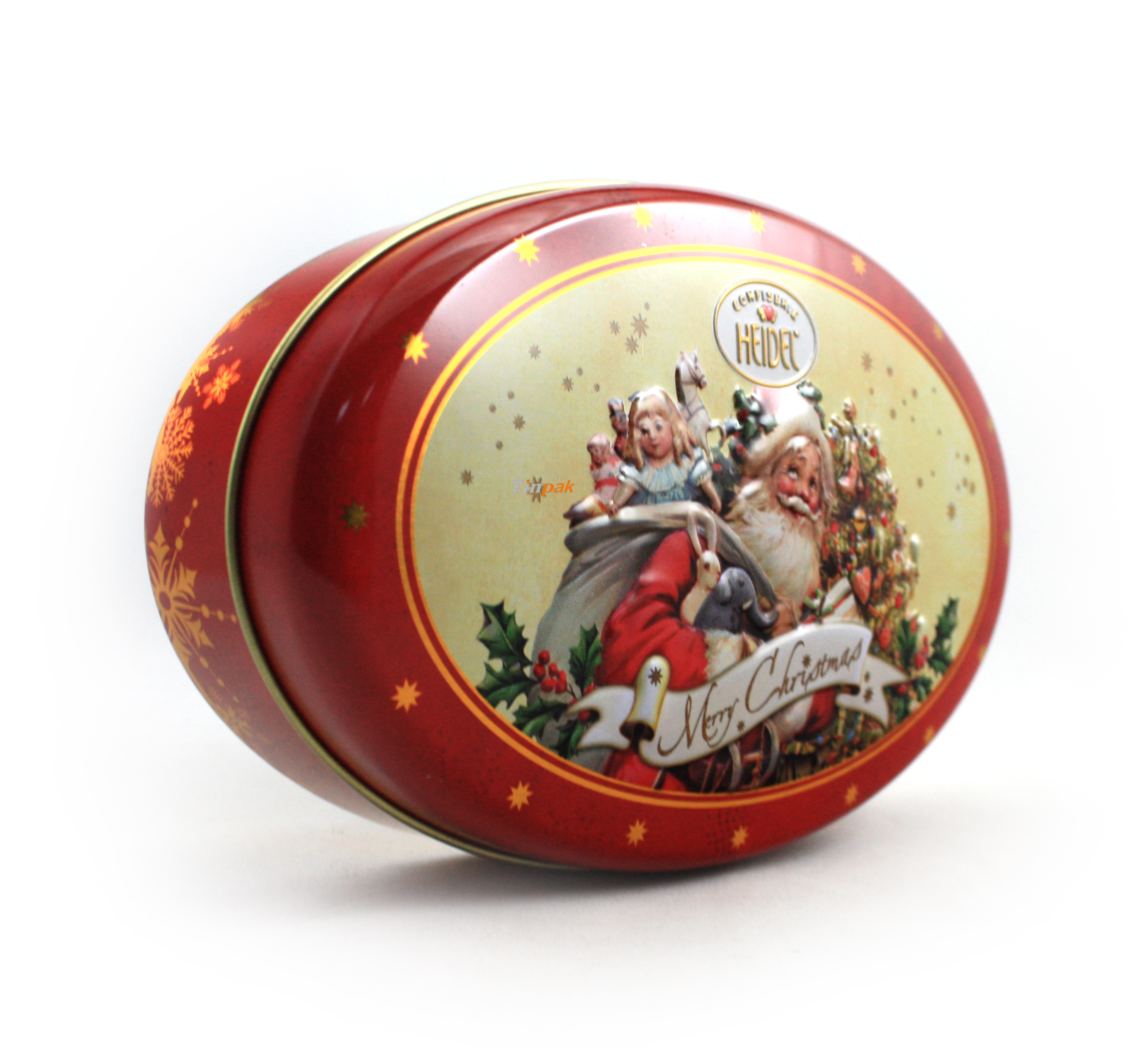 christmas chocolate tin